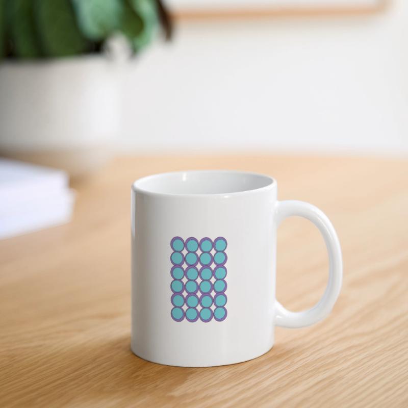 Points points points Mug blanc