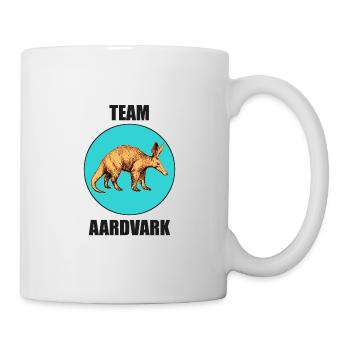 Tiere Natur Logo Comic Erdferkel Artwork Aardvark - Tasse - Weiß - Rechts