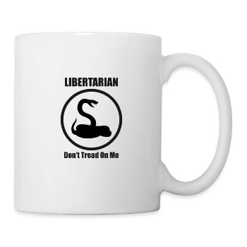 Politik Libertarismus Anarchie Links Rechts Left - Tasse - Weiß - Rechts