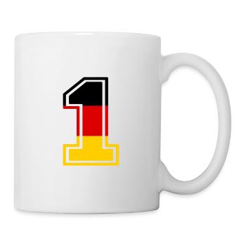 Germany Deutschland nr 1 - Tasse - Weiß - Rechts