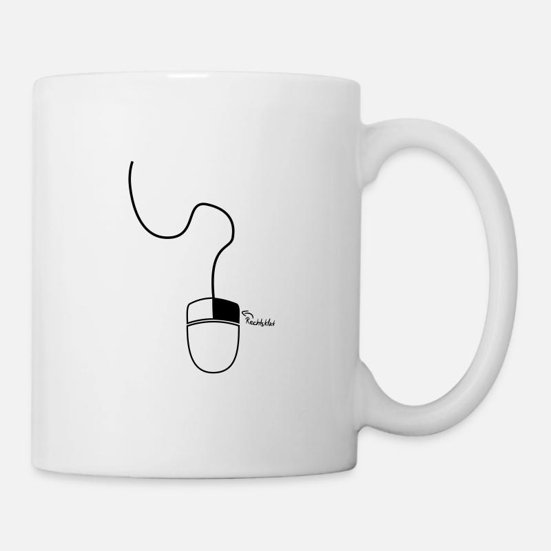 Rechtsklick - Tasse - Weiß