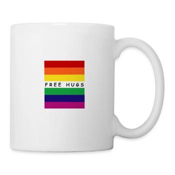 Rainbow Hugs - Tasse - Weiß - Rechts
