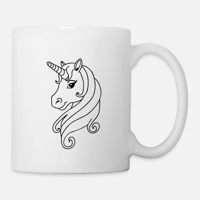Unicorn - Einhorn - Tasse - Weiß