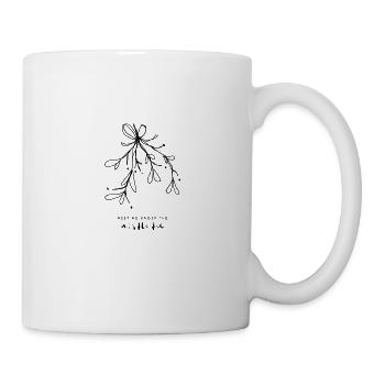 Meet me under the Mistletoe - Tasse - Weiß - Rechts