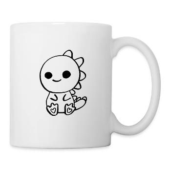 Dino T Rex Suess Sweet - Tasse - Weiß - Rechts