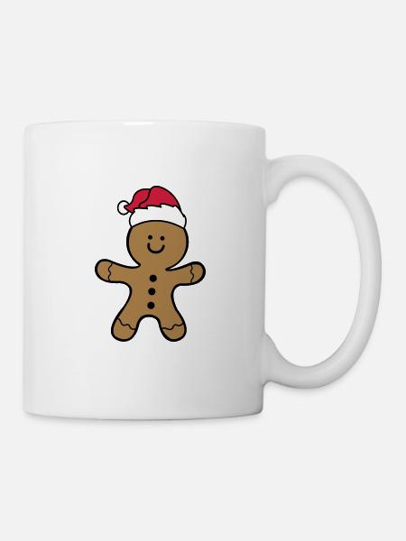 gingerbread man 002 - Mug - white