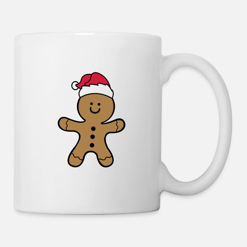 lebkuchenmann 002 - Tasse - Weiß