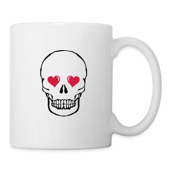 skull love 002 - Mug - white - Right