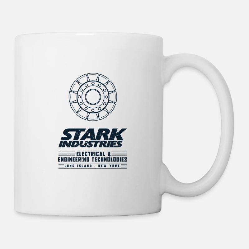 Stark Industries sombre - Mug blanc - blanc