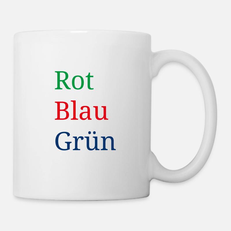 Optische Täuschung Illusion - Tasse - Weiß