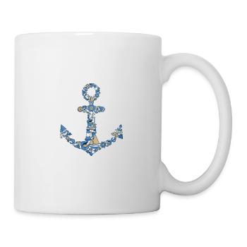 Encre de mon petit bateau en mer - Mug blanc - blanc - Droite