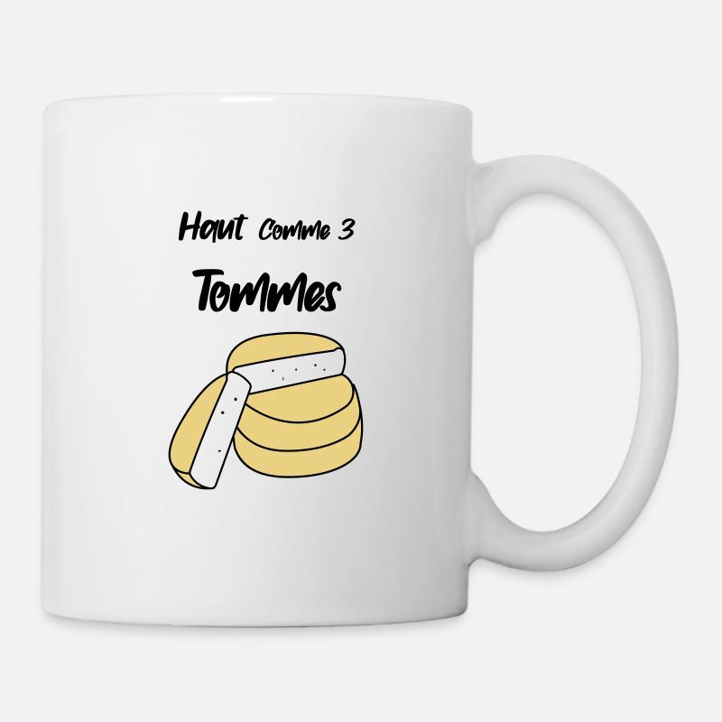 Haut comme trois tommes - Mug blanc - blanc