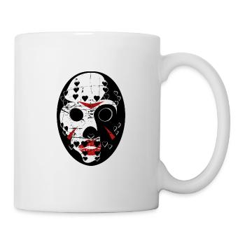 Masque d'horreur - Mug blanc - blanc - Droite