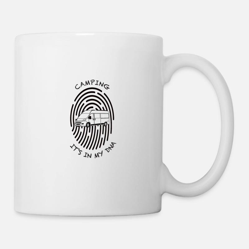 Camping its in my DNA - Tasse - Weiß