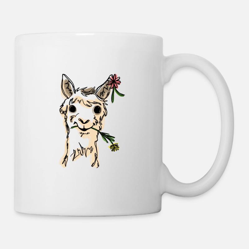 alpaga - Mug blanc - blanc