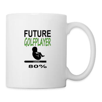 future golf player 80% gift - Mug - white - Right