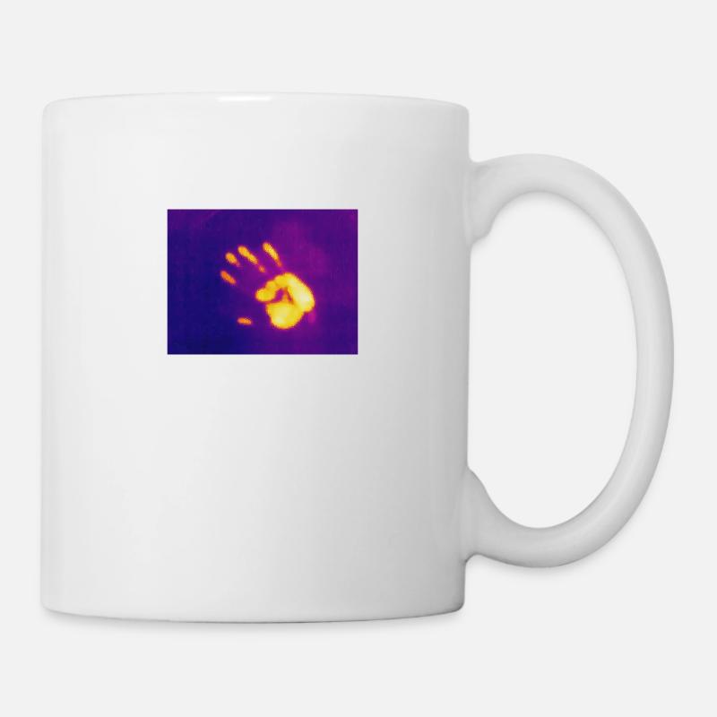 Hand thermal - Tasse - Weiß