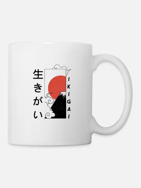 "Ikigai" is a Japanese concept - Mug - white