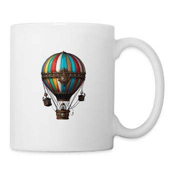Hot air balloon - Mug - white - Right