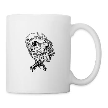 Eule - Tasse - Weiß - Rechts