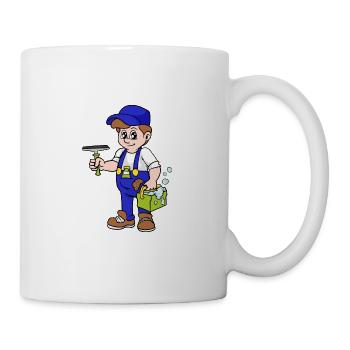 window cleaner - Mug - white - Right