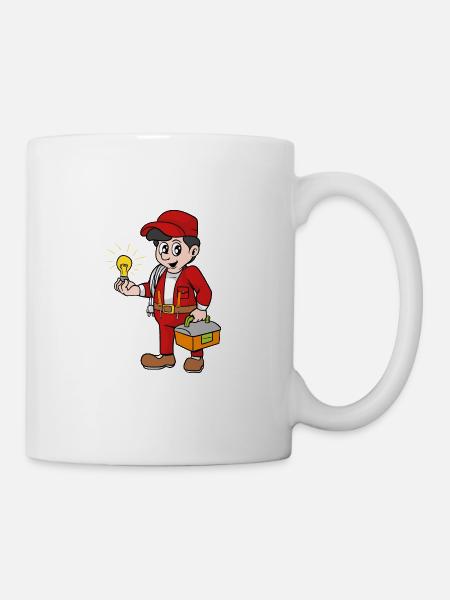 Elektriker - Tasse - Weiß