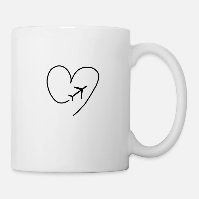 Reisen - Tasse - Weiß
