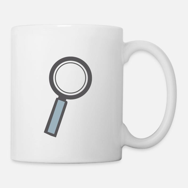 Lupe - Tasse - Weiß