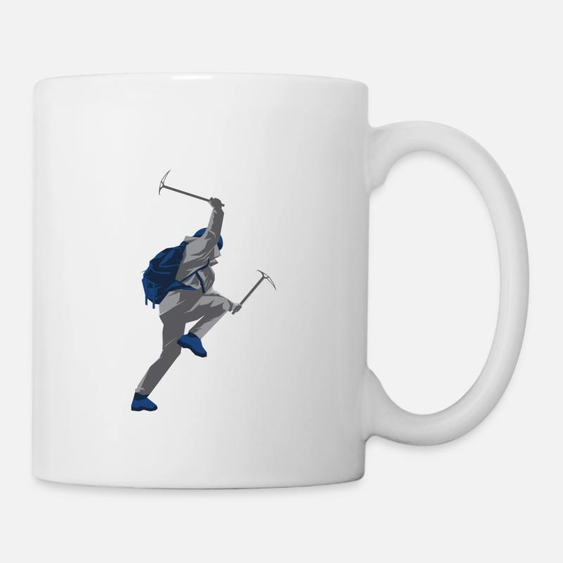 Bergsteiger - Tasse - Weiß