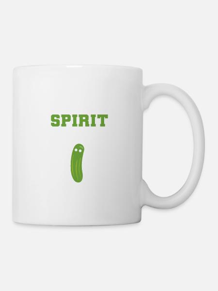 Mein Geist Gemüse Vegan Geschenk - Tasse - Weiß