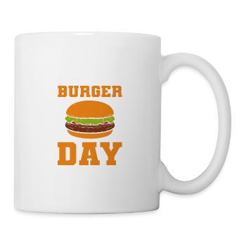 Burger Day Fast Food Crew Gift - Mug - white - Right