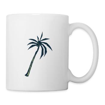 Palme - Tasse - Weiß - Rechts