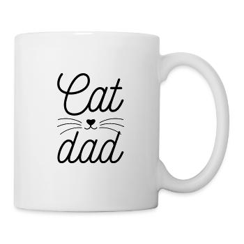 Cat dad - Mug blanc - blanc - Droite