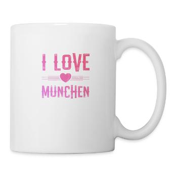 I Love München - Tasse - Weiß - Rechts