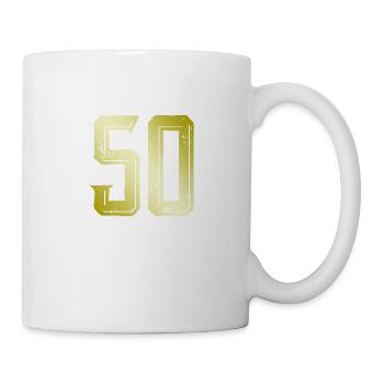50 Number Symbol - Mug - white - Right