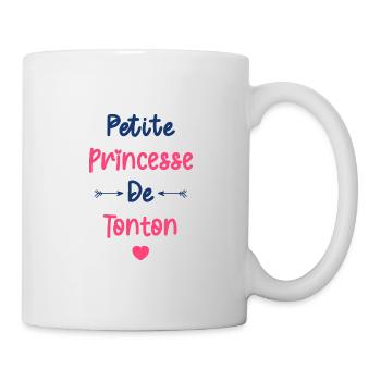 Petite princesse de Tonton - Mug blanc - blanc - Droite