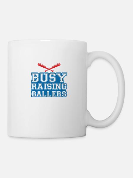 baseball ballers - Tasse - Weiß