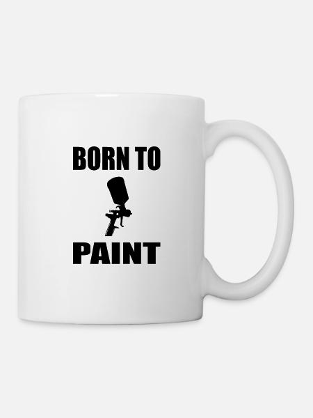 Lackierer - Tasse - Weiß