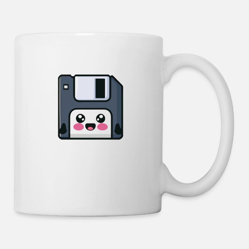 Diskette! Nostalgische Technik! - Tasse - Weiß