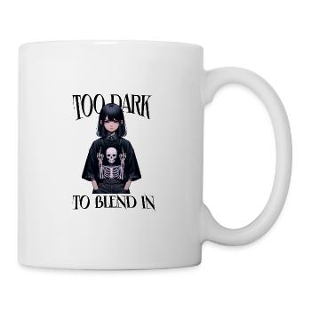 Goth Girl - Dark Anime Design - Mug - white - Right