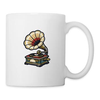 Gramophone Blossom Design - Mug - white - Right