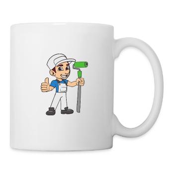 Peintre rembourreur - Mug blanc - blanc - Droite
