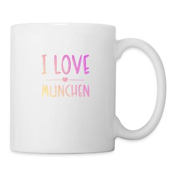 I Love München - Tasse - Weiß - Rechts