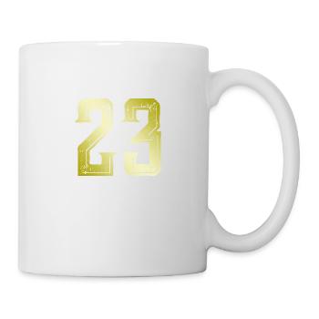 23 Symbole numérique - Mug blanc - blanc - Droite