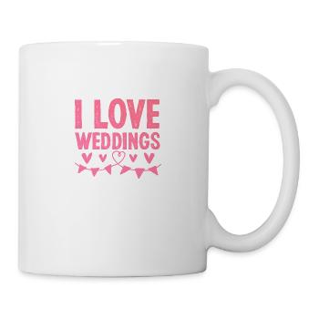 J’adore le mariage - Mug blanc - blanc - Droite