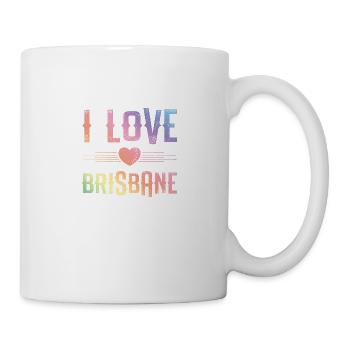 I Love Brisbane - Mug - white - Right