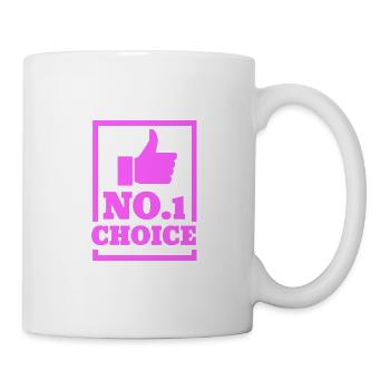 Nummer 1 SR - Tasse - Weiß - Rechts