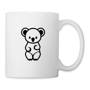 Koala - Tasse - Weiß - Rechts