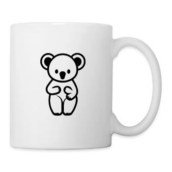 Koala - Tasse - Weiß - Rechts
