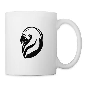 Papagei - Tasse - Weiß - Rechts